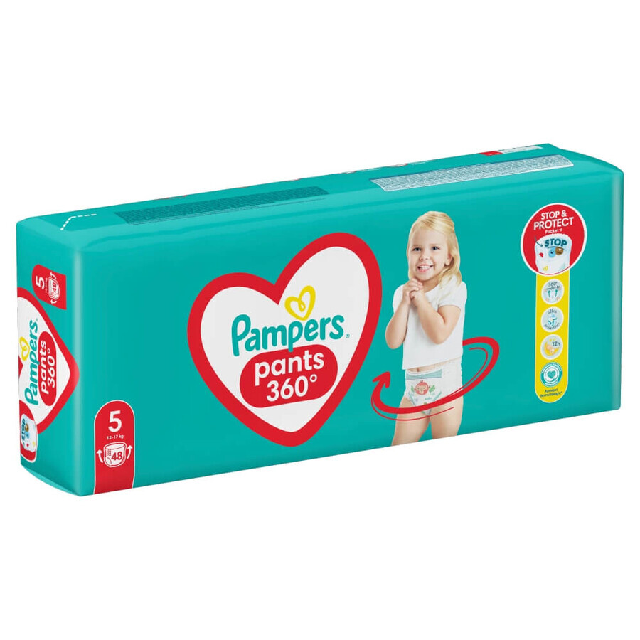 Pampers Pants, couches, Junior, taille 5, 12-17 kg, 48 pcs