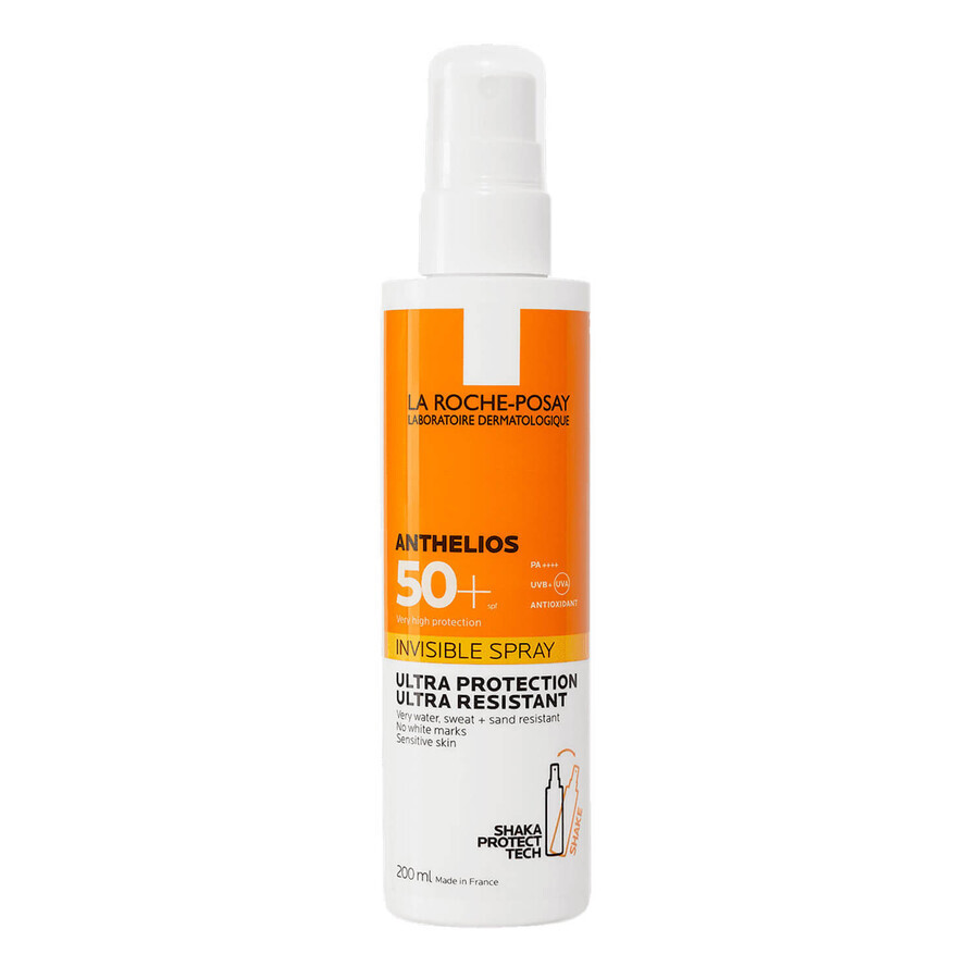 La Roche-Posay Anthelios, spray de protecție invizibilă, SPF 50+, 200 ml