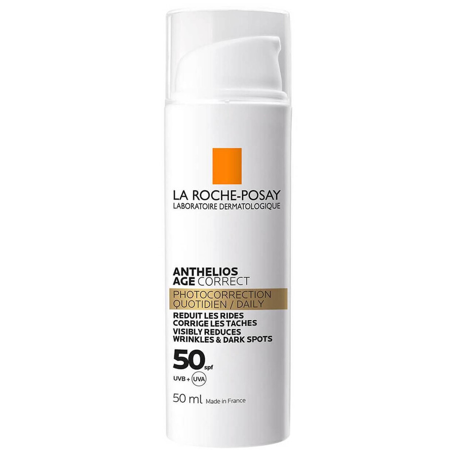 La Roche-Posay Anthelios Age Corrector, photoprotection quotidienne, SPF 50+, 50 ml