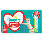 Pampers Pants, couches, taille 3, 6-11 kg, 62 pcs