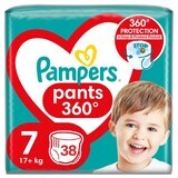 Pampers Pants, couches, taille 7, 17+ kg, 38 pcs