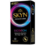 Unimil Skyn Excitation, préservatifs non-latex, 10 pièces