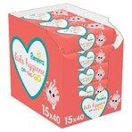 Pampers Kids Hygiene On-the-Go, șervețele umede de călătorie, 15 x 40 buc