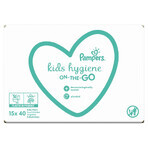 Pampers Kids Hygiene On-the-Go, șervețele umede de călătorie, 15 x 40 buc