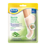 Scholl PediMask, mască hrănitoare pentru picioare cu aloe vera, 1 pereche