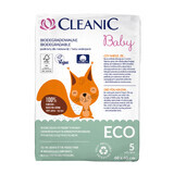 Cleanic Baby Eco, absorbante biodegradabile pentru copii, 60 cm x 60 cm, 5 bucăți