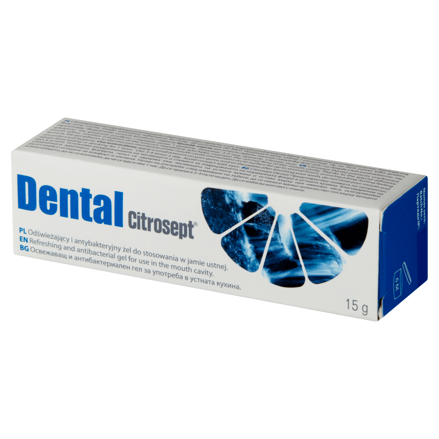 Citrosept Dental, gel oral antibacterian, răcoritor, 15 g