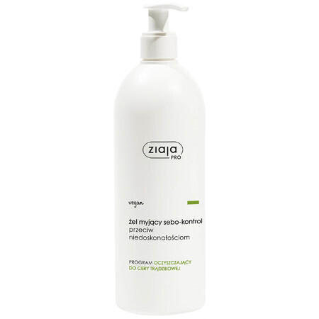 Ziaja Pro, gel lavante sebo-control contra las imperfecciones, piel propensa al acné, 500 ml ENVASE CONTAMINADO