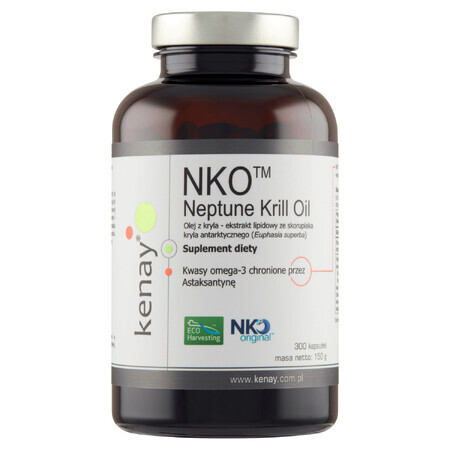 Kenay NKO Neptune Krill Oil, 300 capsule