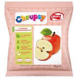 Crispy Natural Crisps, gedroogde appelchips met aardbeiensap, 18 g