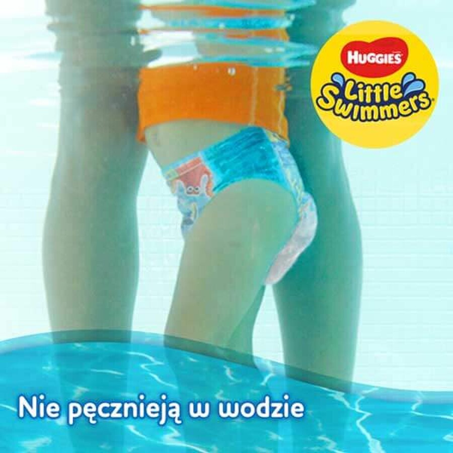 Huggies Little Swimmers, chiloți, înot, Where's Dory, mărimea 3-4, 7-15 kg, 12 bucăți