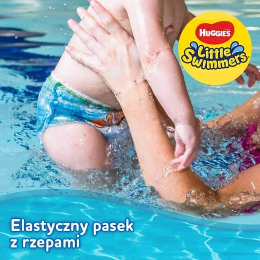 Huggies Little Swimmers, chiloți, înot, Where's Dory, mărimea 3-4, 7-15 kg, 12 bucăți