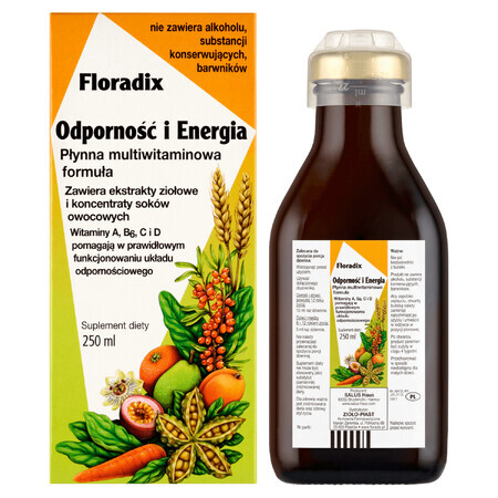 Floradix Imunitate și energie, 250 ml