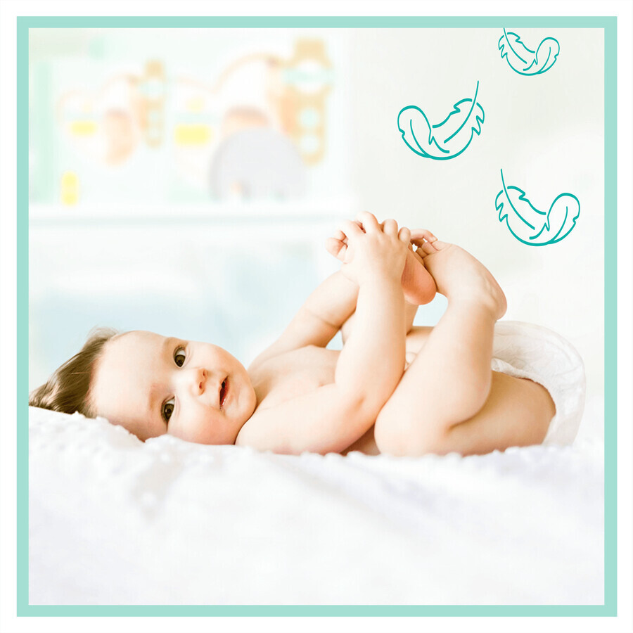 Pampers Premium Care, scutece mărimea 4, 9-14 kg, 104 bucăți AMBALAJ DEFECTAT