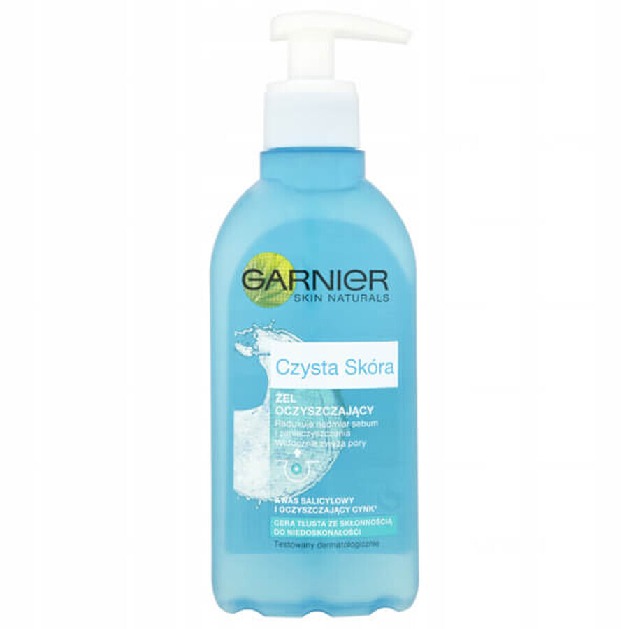 Garnier Clean Skin, gel purificator pentru strângerea porilor, 200 ml