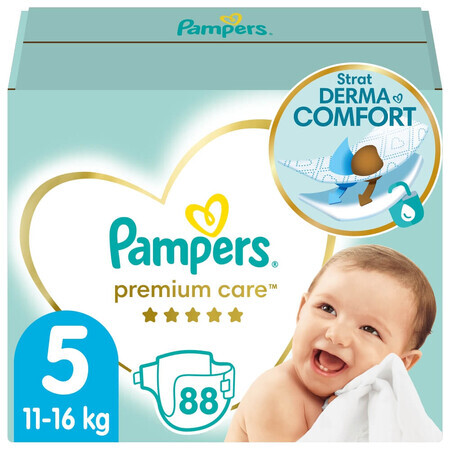 Pampers Premium Care, scutece mărimea 5, 11-16 kg, 88 buc