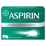 Aspirină Pro 500 mg, 20 comprimate filmate