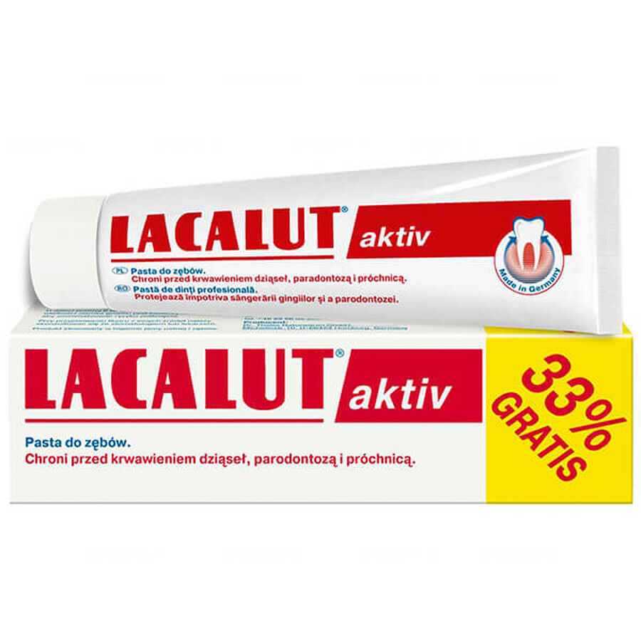 Lacalut Aktiv pastă de dinți, 100 ml