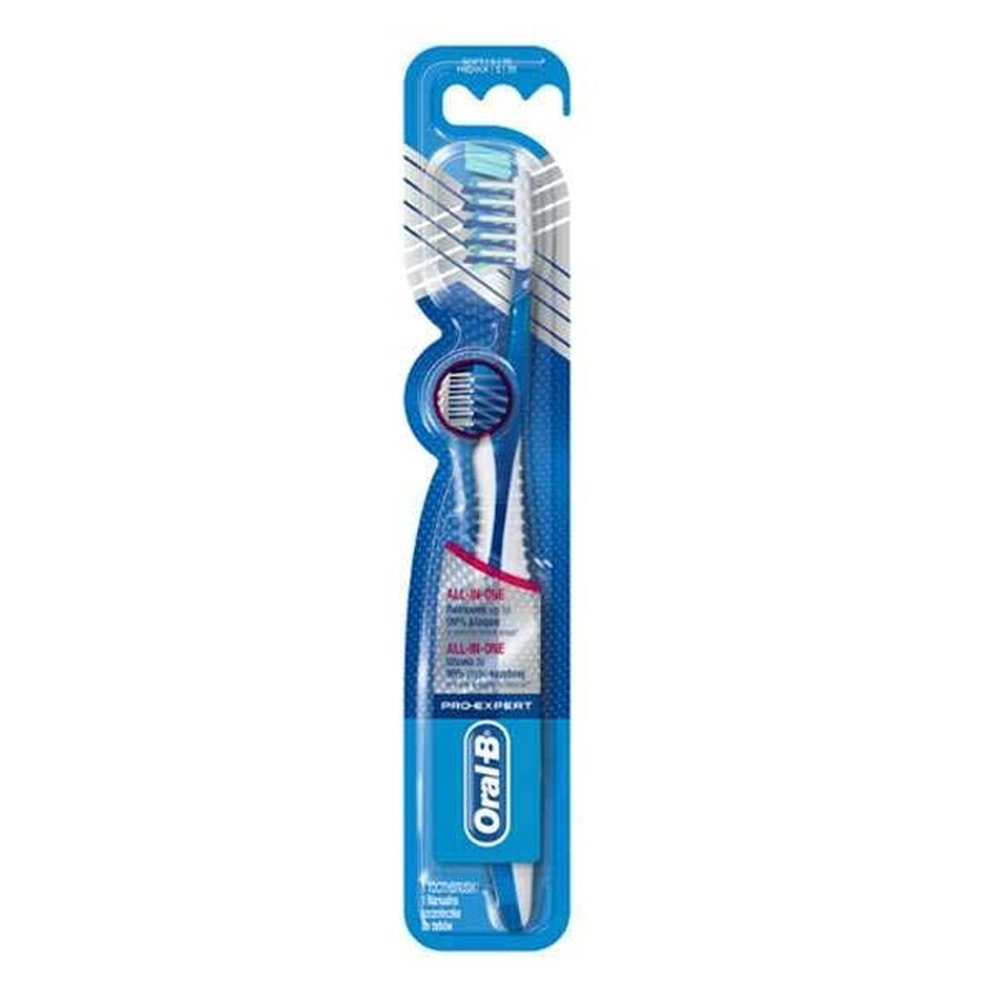 Oral-B, spazzolino Pro-Expert All In One, morbido, 1 pezzo