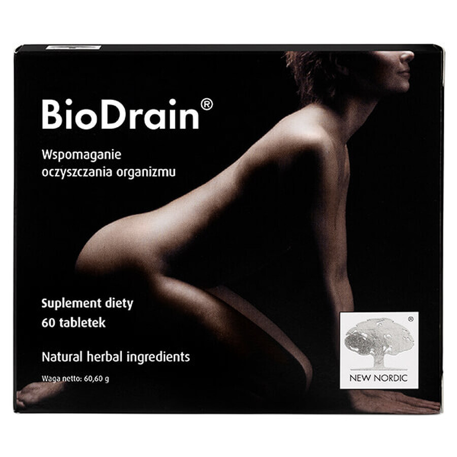 New Nordic BioDrain, 60 comprimés