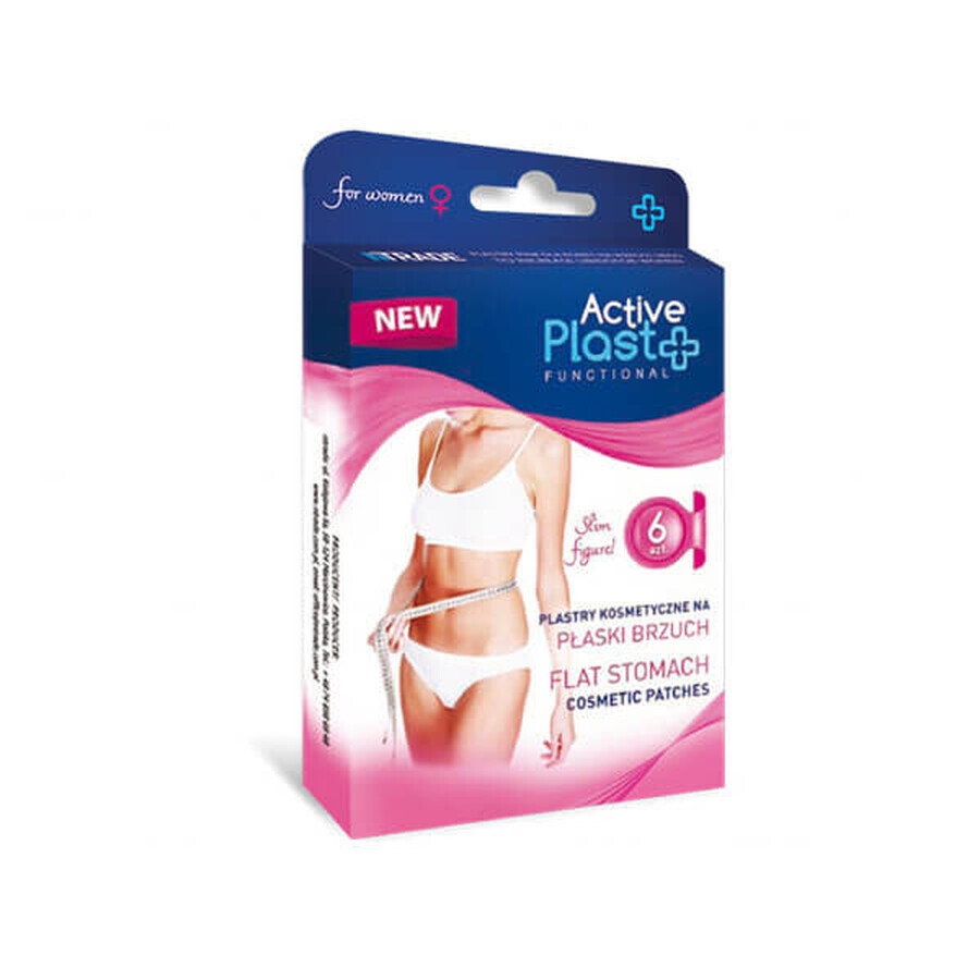 ActivePlast Functional, apósitos cosméticos para vientre plano, 6 piezas