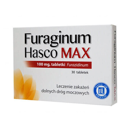 Furaginum Hasco Max 100 mg, 30 comprimate