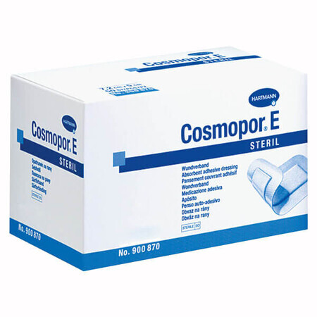 Cosmopor E, chirurgisch wondverband, steriel, 35 cm x 10 cm, 25 stuks