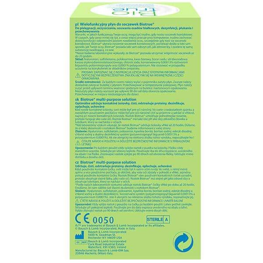 Biotrue, soluție pentru lentile, 100 ml