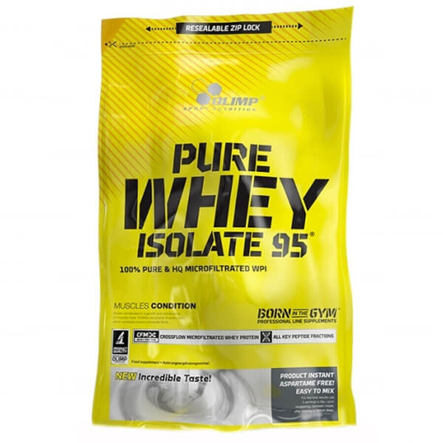 Olimp Pure Whey Isolate 95, aromă de vanilie, 600 g