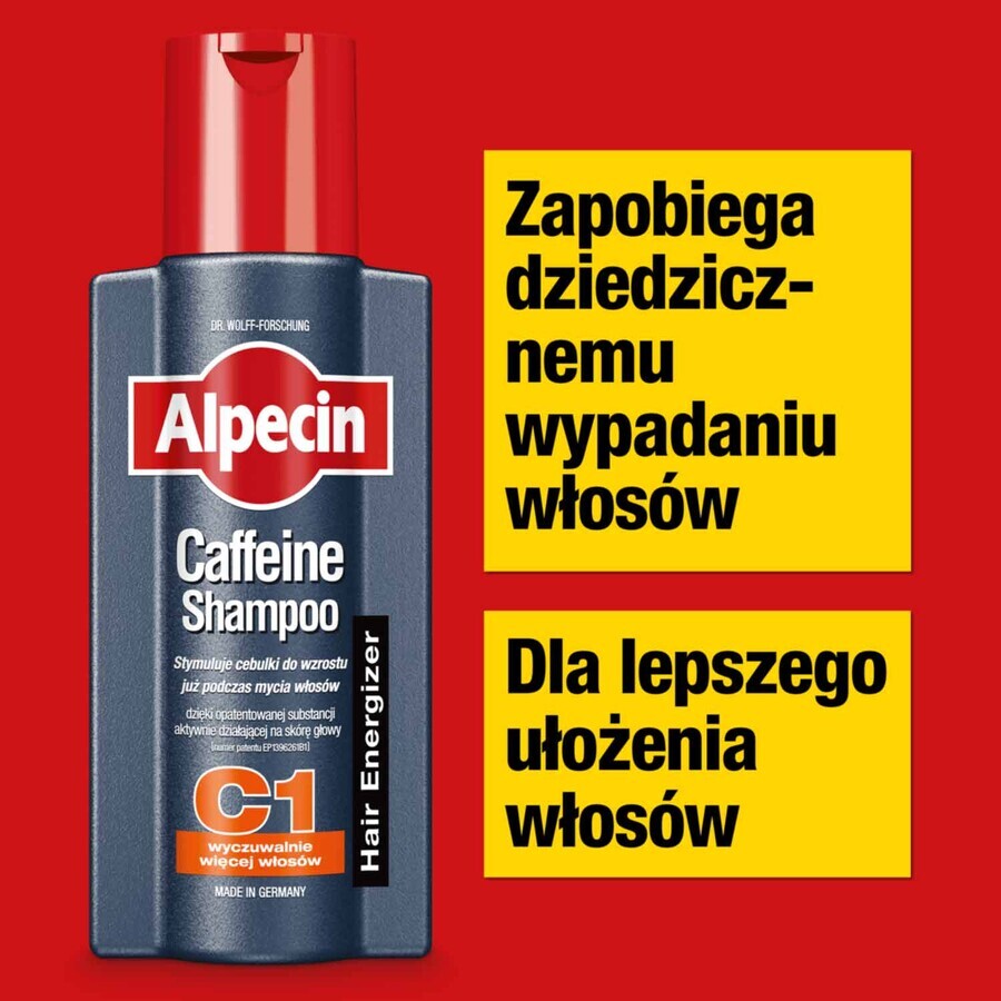 Alpecin Caffeine, shampooing C1, 250 ml