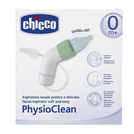 Aspirator nazal Chicco PhysioClean, de la naștere