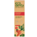 Ecodenta, dentifrice pour enfants, à partir de 3 ans, goût fraise, sans fluor, 75 ml