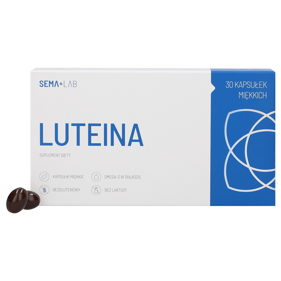 SEMA Lab Luteină, 30 capsule moi