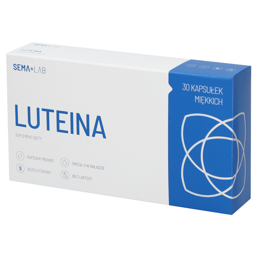 SEMA Lab Luteină, 30 capsule moi