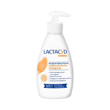 Lactacyd Femina, lotion voor intieme hygiëne met pompje, 200 ml