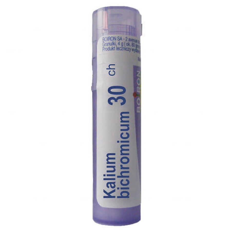 Boiron Kalium bichromicum 30 CH, gránulos, 4 g