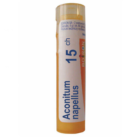 Boiron Aconitum napellus 15 CH, granulés, 4 g