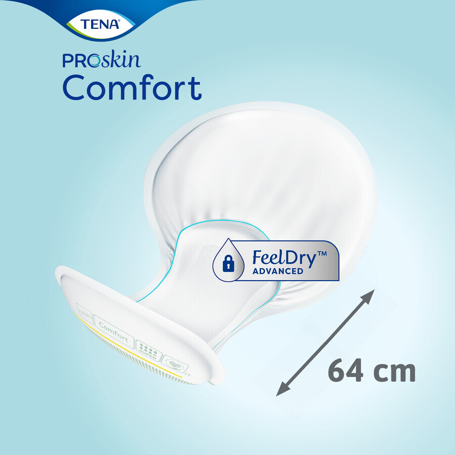 Tena Comfort ProSkin, anatomische luiers, Super, 36 stuks DEFECTED PACKAGING