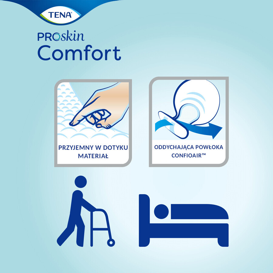 Tena Comfort ProSkin, anatomische luiers, Super, 36 stuks DEFECTED PACKAGING