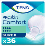 Tena Comfort ProSkin, anatomische luiers, Super, 36 stuks DEFECTED PACKAGING