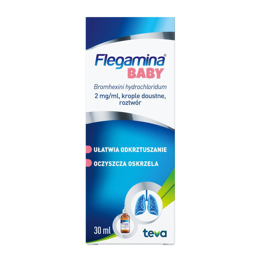 Flegamina Baby 2 mg/ml, Tropfen zum Einnehmen, Lösung, 30 ml