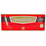 Ginseng 200, Ginseng, jeleu regal și miere, 10 flacoane a câte 10 ml fiecare