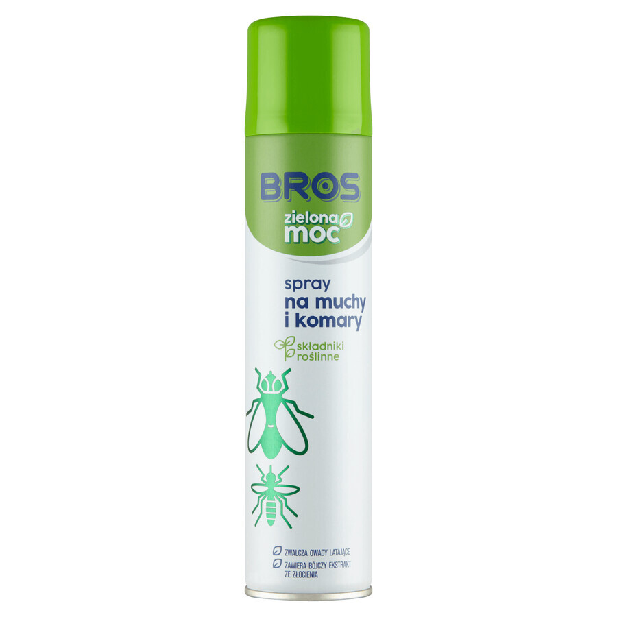 Bros Green Power, spray anti-mouches et anti-moustiques, 300 ml