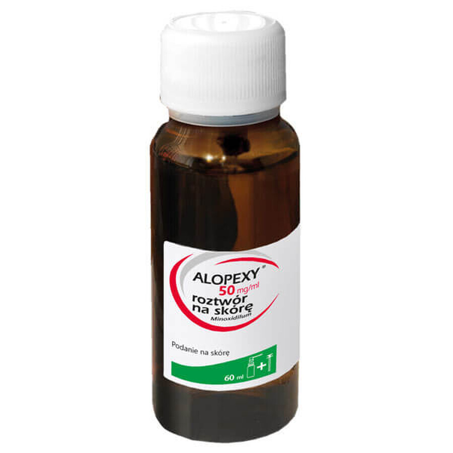 Alopexy 5 % (50 mg/ml) soluție pentru aplicare cutanată, 60 ml