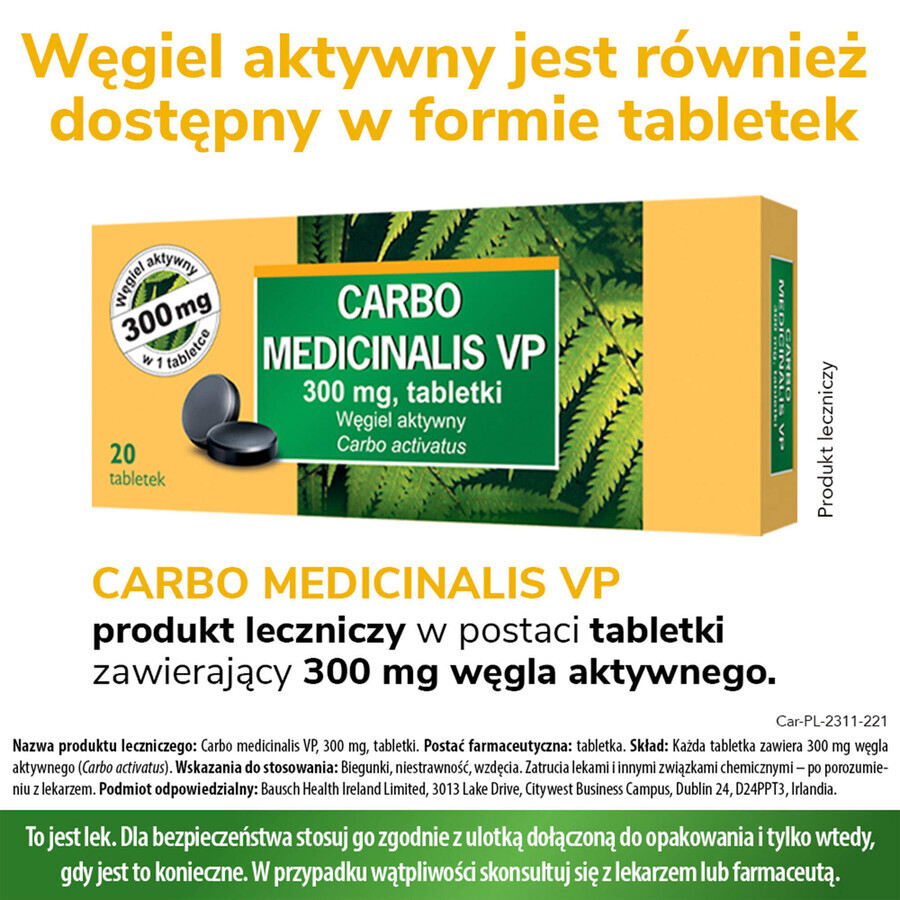 Carbone medicinale VP 200 mg, 20 capsule