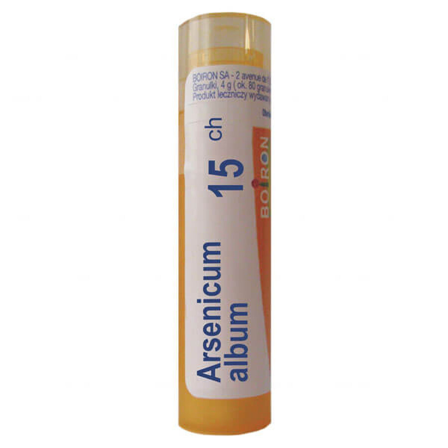 Boiron Arsenicum album 15 CH, granulés, 4 g