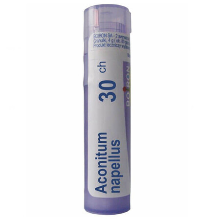 Boiron Aconitum napellus 30 CH, gránulos, 4 g