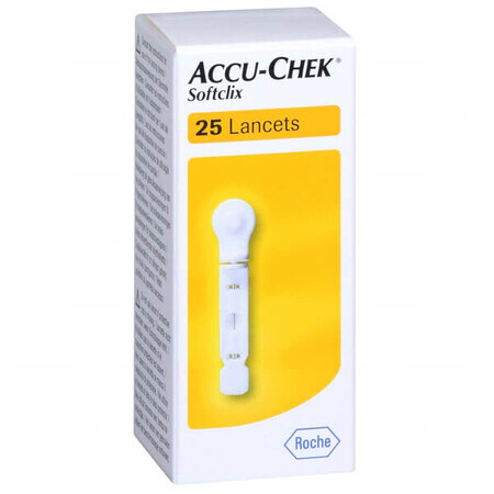 Accu-Chek Softclix, lancette, 25 bucăți