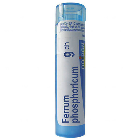 Boiron, Ferrum phosphoricum 9 CH, granulés, 4 g