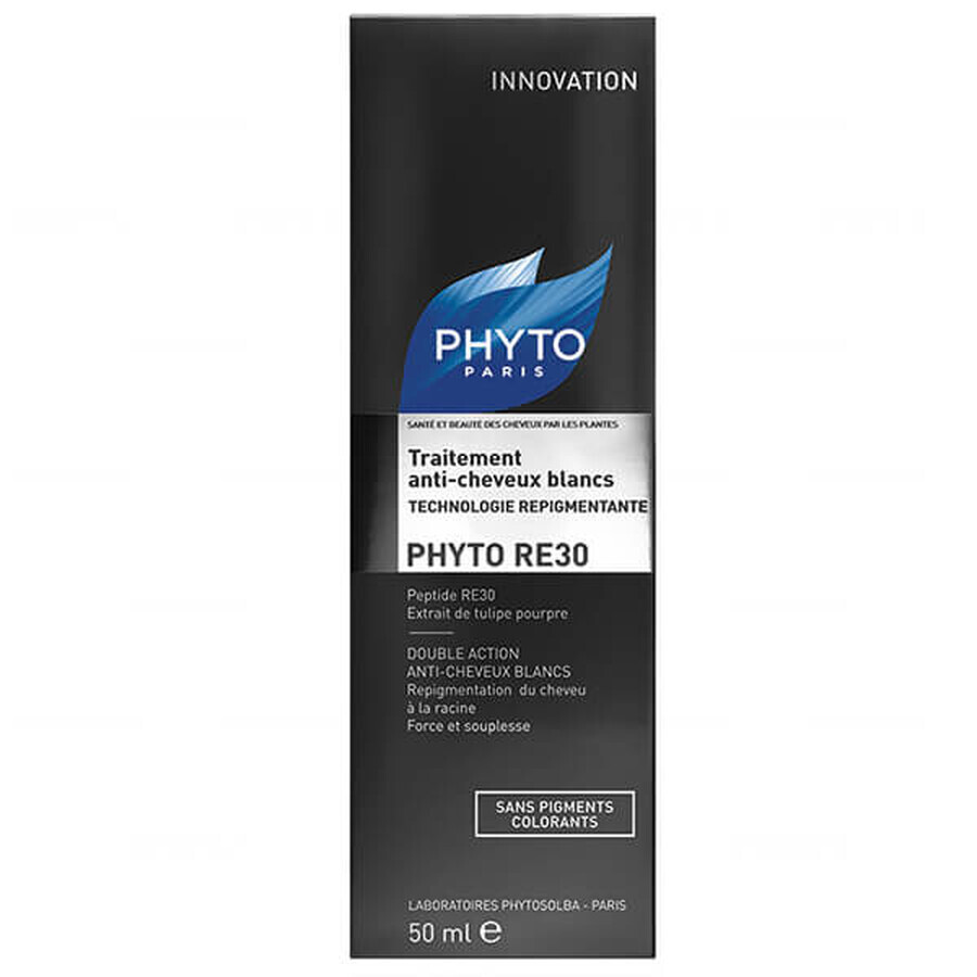 Phyto RE30, trattamento anti-capelli grigi, 50 ml